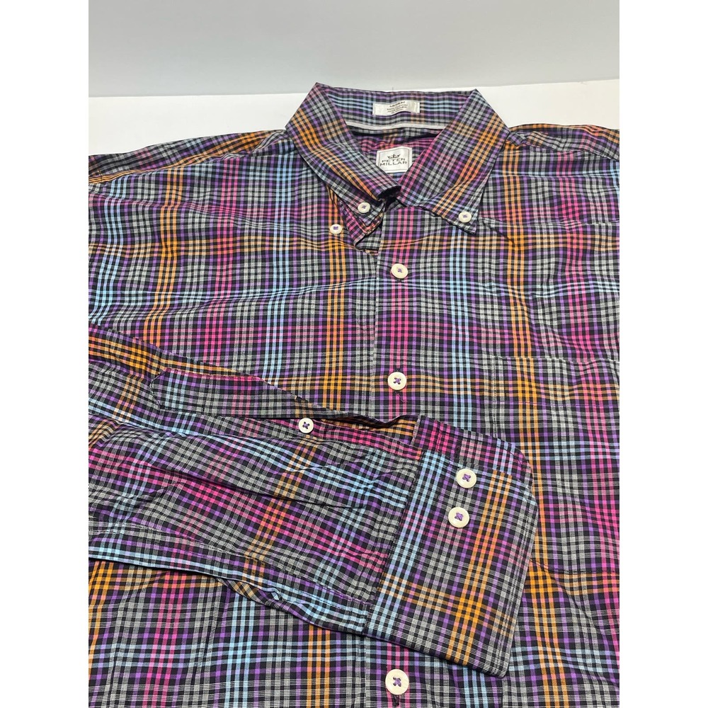 Peter‎ Millar Long Sleeve Button Up Multicolor Medium